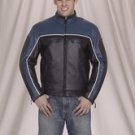 Mens Racer Jacket Z/O Lining w/ Airvent & Light Reflector