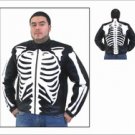 Mens Top Grade Soft Leather Skeleton Jacket