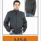 Mens Soft Leather Classic Racer Style Jacket, Z/O Lining, Airvents