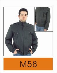 Mens Soft Leather Classic Racer Style Jacket, Z/O Lining, Airvents