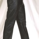 Men 5-Pocket Pants Plain Cowhide Leather
