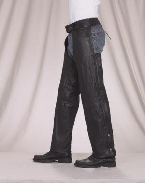 Chaps w/ Braid & Adjustable Gather in Thigh