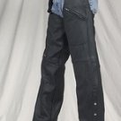 Split Cowhide Chaps w/ 3 Pockets Adjustable Gather in Thigh w/ Mesh Lining