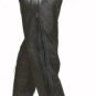 Chap Pants Naked Cowhide Leather w/ Side Zipper & Snap