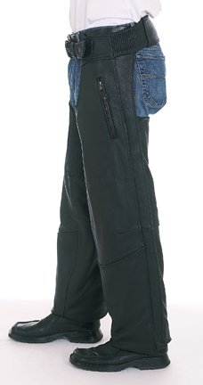 Chap Pants Snap Out Line w/ Side Zipper Naked Leather