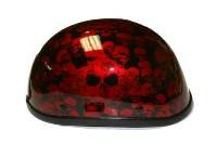 Eagle Novelty Burgandy Boneyard Helmet