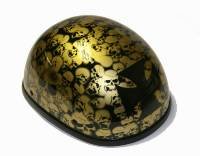 Eagle Novelty Gold Boneyard Helmet
