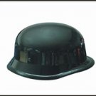 Black Chrome German shiny novelty helmet, Y-strap, Q-release