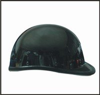 Black Chrome Jockey/Hawk Shiny Novelty Helmet, Y-Strap, Q-Release