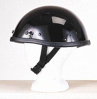 Smokey Shiny Novelty Helmet w/ Snaps & Visor