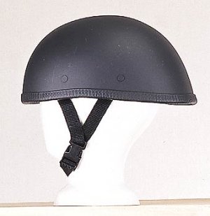 Eagle Novelty Flat Black Helmet, Y-Strap, Q-Release