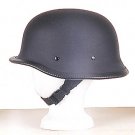 German Novelty Flat Black Helmet, Y-Strap, Q-Release