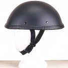 EZ Rider Novelty Flat Black Helmet, Y-Strap, Q-Release