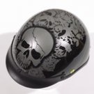 200-Boneyard Silver DOT Helmet