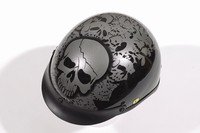 200-Boneyard Silver DOT Helmet