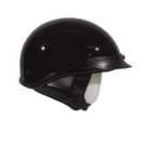 500-Shiny Black DOT Helmet
