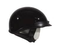 500-Shiny Black DOT Helmet
