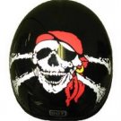 500-DOT Pirate Skull n' Cross Bones helmet