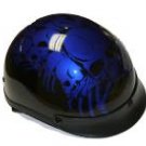 500-DOT Blue Boneyard Helmet