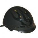 500-Black Flame DOT Helmet
