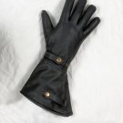 All Leather Long Summer Glove w/ Velcro Strap and Lining