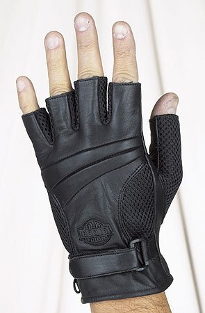 Fingerless Riding Gloves w/ Gel & Velcro Strap