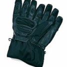 Men's Padded Leather & Mesh Racing Gloves w/ Hard Knuckle Protector