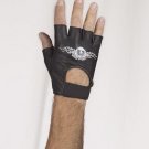 Fingerless Gloves w/ Eagle