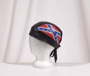 Skull Cap w/ Rebel Flag