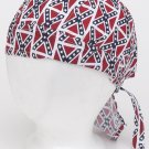Cotton Skul Cap w/ Small Rebel Flags