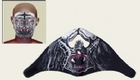 Alien Monster Face Mask w/ Velcro Strap on Back