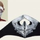 Skull Face Mask w/ Velcro Strap on Back