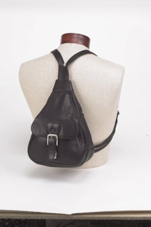 Ladies Small Back Pack Purse w/ Buckle Pocket