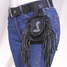 Folding Pouch w/ Fringes, Braid, and Cobra