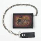 Biker Trifold Chain Wallet w/ Eagle