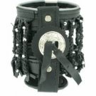 Cup Holder w/ Concho, Beads, & Braid