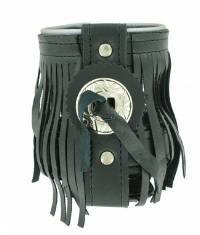 Cup Holder w/ Concho & Fringes