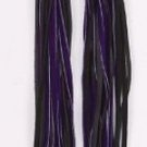 Purple & Black Brake & Clutch Cover w/ Fringes