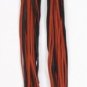 Orange & Black Brake & Cluth Cover w/ Fringes