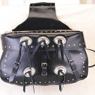 Big Saddlebag w/ Concho & Studs, Straight
