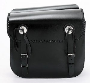 Saddlebag Set Plain w/ Braid & Concho