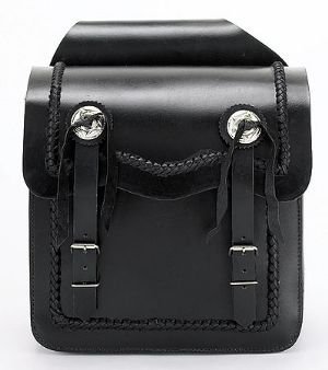 Saddlebag Set w/ Braid & Concho