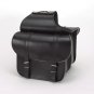Leather Throwover Saddlebag w/ Light Reflector