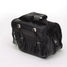 Medium Bag Braid & Fringes, Conchos, Slant