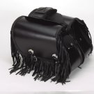 Throwover Slanted Saddlebag w/ Fringe & Braid