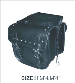 PVC Z/o Saddle Bag w/ Heavy Duty Velcro Cover & Lock
