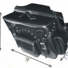 PVC-Throwover Saddlebag w/ Studs