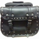 PVC Saddlebag w/ Zip Off, Q-Release & Studs