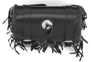 PVC-Toolbag w/ Braid, Fringes & Concho