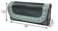 PVC-Toolbag w/ Gray Braids & Studs, Water Proof